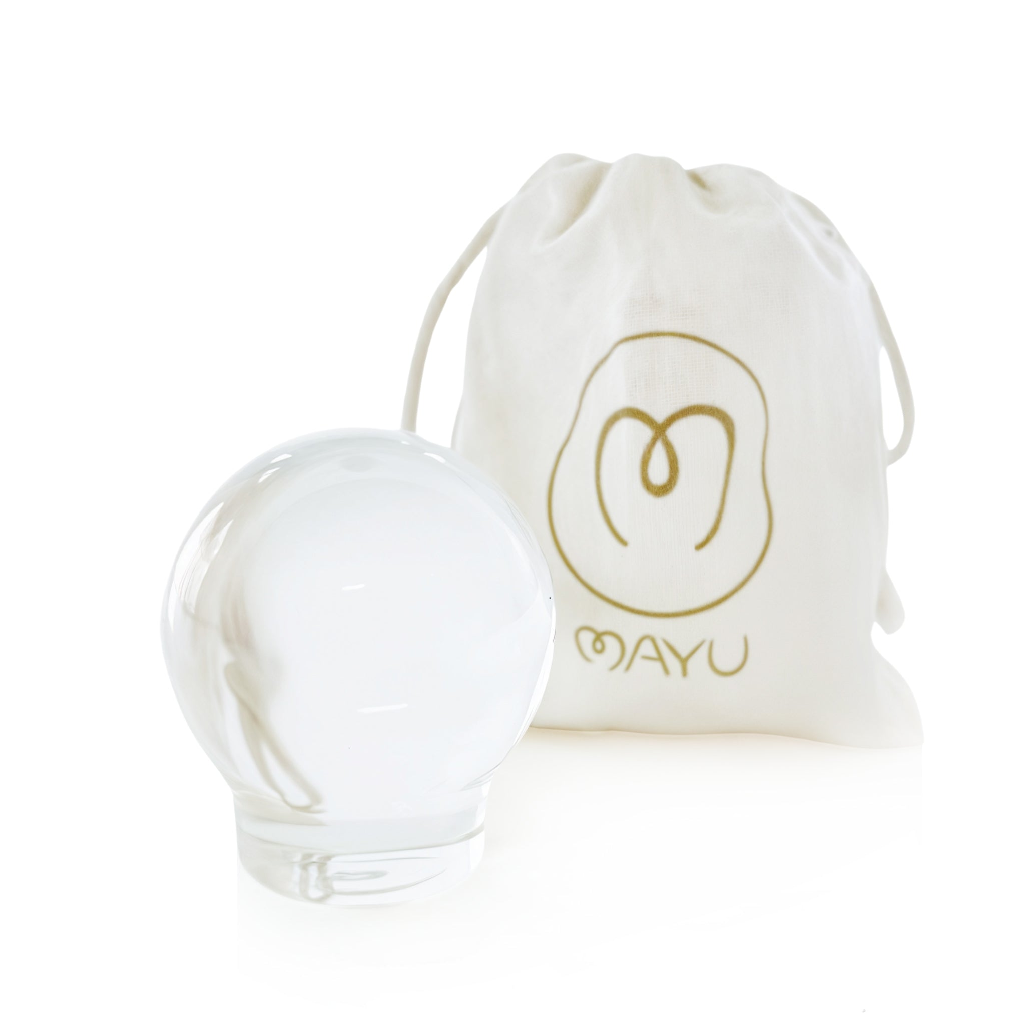 MAYU Swirl Glass Topper