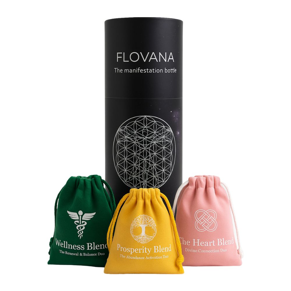 Flovana kristallvattenflaska